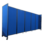 Versace Portable Blue Folding Room Divider