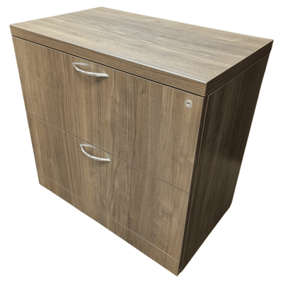Pre-Owned Steelcase 30in Dark Bronze 2-Drawer Lateral File Cabinet | Professional Office Storage