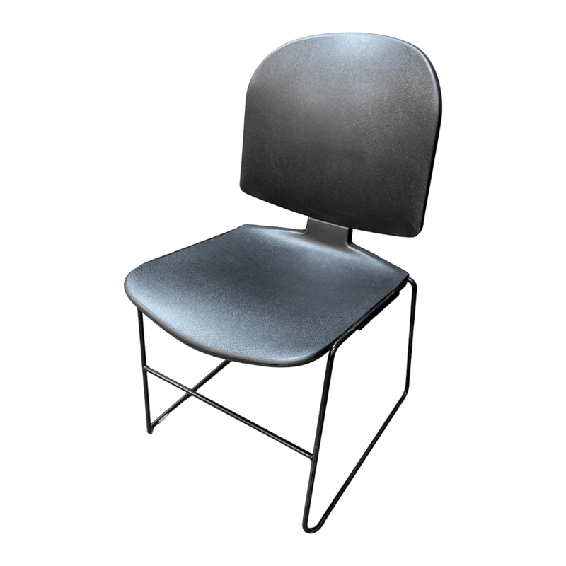 Black Steelcase Plastic Max Stacker II Chair