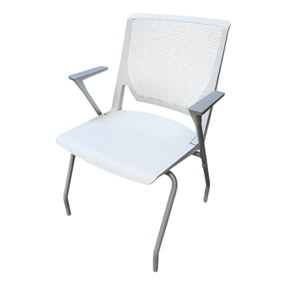 White Plastic Side Chair