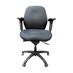 HON 7800 Series Black Mid-Back Task Chair