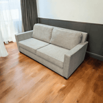 West Elm Grey Fabric Sofa