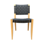 Pre-Owned Andreu World Wood Frame Woven Seat Back Chair