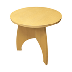 Nienkamper 20in Wood End Table with Profile Base