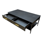 Pre-Owned Black Metal Coffee Table