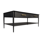 Pre-Owned Black Metal Coffee Table