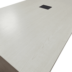 Pre-Owned Teknion Bar Height Meeting Table | Maple Finish with Power
