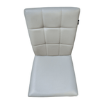 Zuri Grey Leather Side Chair