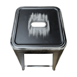 Black Metal 30in Barstool