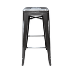 Black Metal 30in Barstool