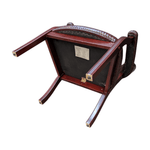 Norstar Burgundy Barrel Back Banker Chair