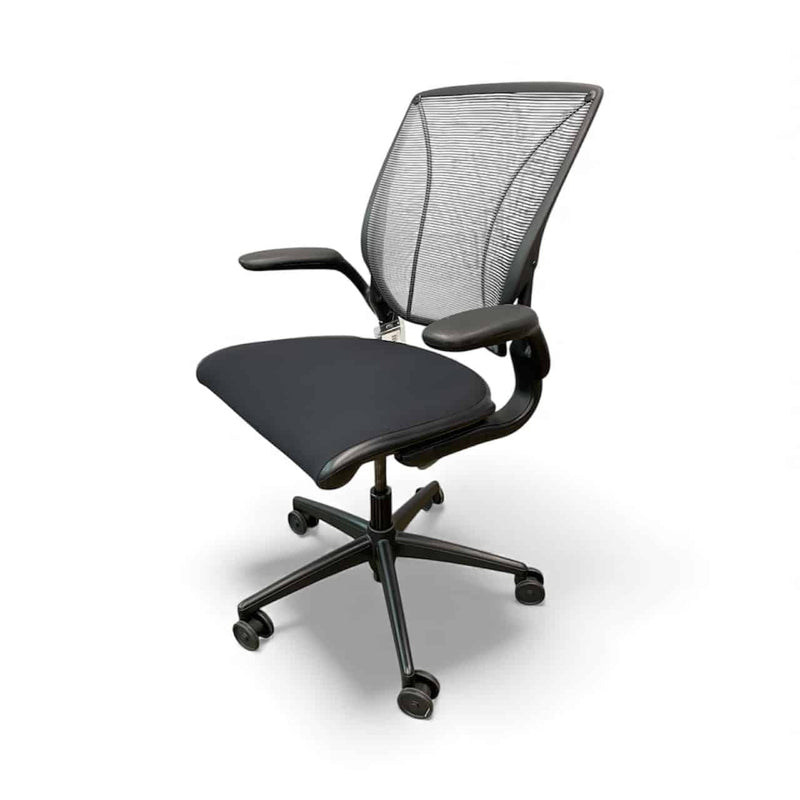 Humanscale Black Task Chair - mesh back and fabric seat
