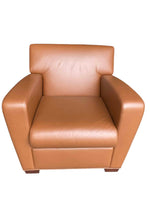 Jack Cartwright Saddle Brown Club Chair