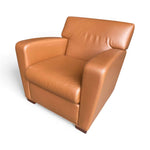 Jack Cartwright Saddle Brown Club Chair