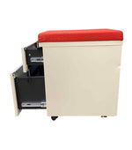 White Mobile Box/File Pedestal