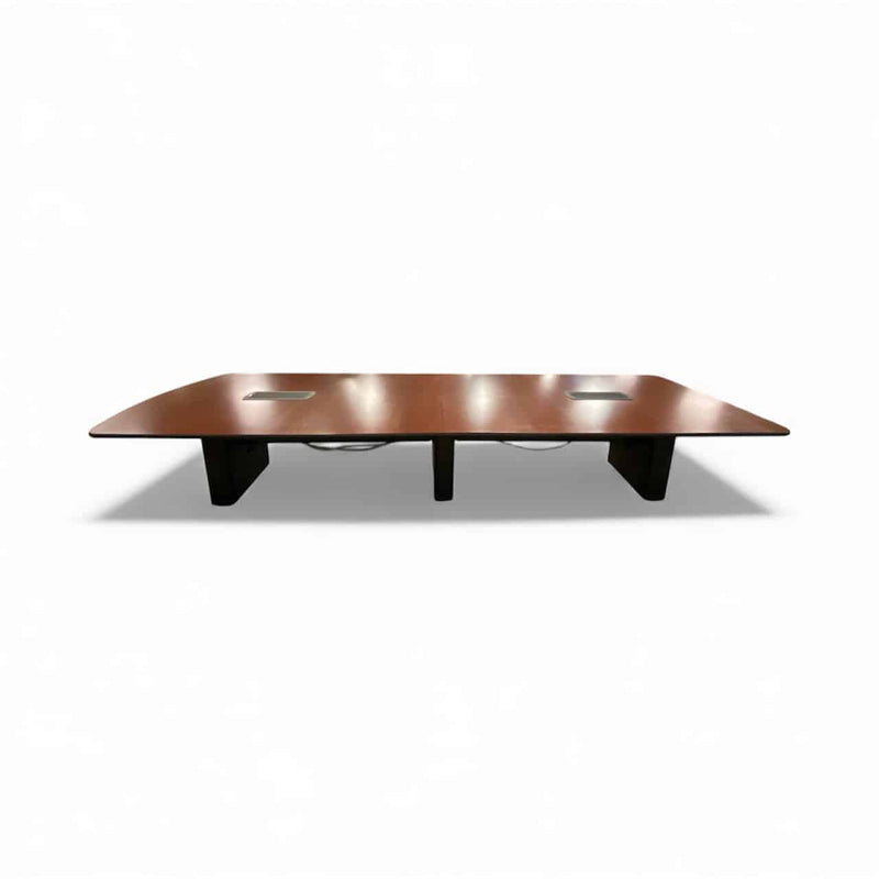 Steelcase Turnstone Payback 14' Conference Table - two piece top and three bases