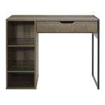 OSP Ravel 40"W Desk - Home Office Desk in Grey Oak