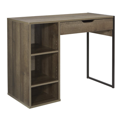 OSP Ravel 40"W Desk - Home Office Desk in Grey Oak