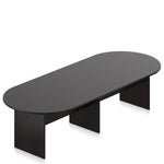 120"x48" Office to Go Racetrack Conference Table - 10ft Conference Room Table - American Espresso Laminate