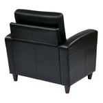 Club Chair With Espresso Legs