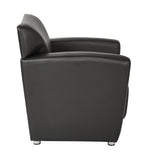 Club Chair with Silver finish Legs