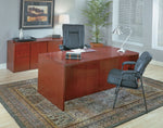 Office Star Sonoma Storage Credenza 72”x20”x29” - Office Credenza in Dark Cherry