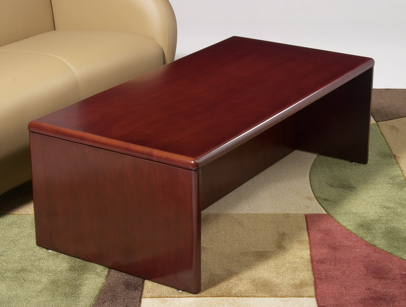 Office Star Sonoma Coffee Table 48"X24"X16" - Office Table in Dark Cherry