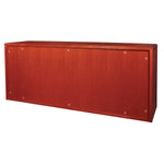 Office Star Sonoma 4 Door Credenza 72"X20"29" - Office Credenza in Dark Cherry