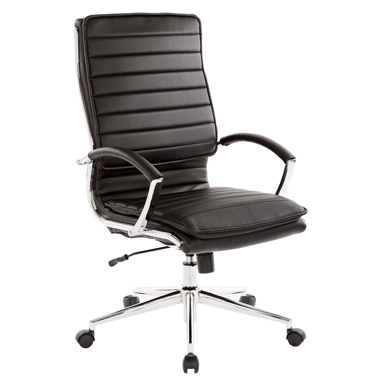 High Back Manager's Faux Lthr Chair