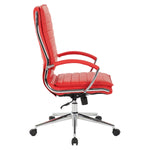 High Back Manager's Faux Lthr Chair