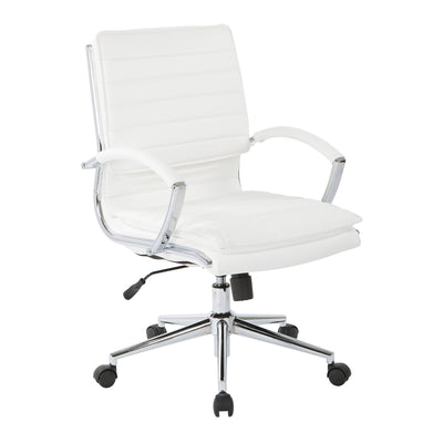 Mid Back Manager's Faux Lthr Chair