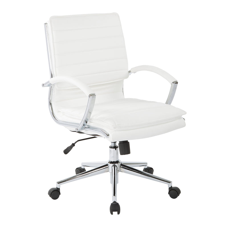 Mid Back Manager's Faux Lthr Chair