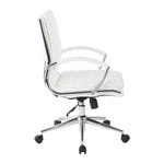 Mid Back Manager's Faux Lthr Chair