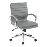 Mid Back Manager's Faux Lthr Chair