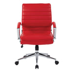Mid Back Manager's Faux Lthr Chair