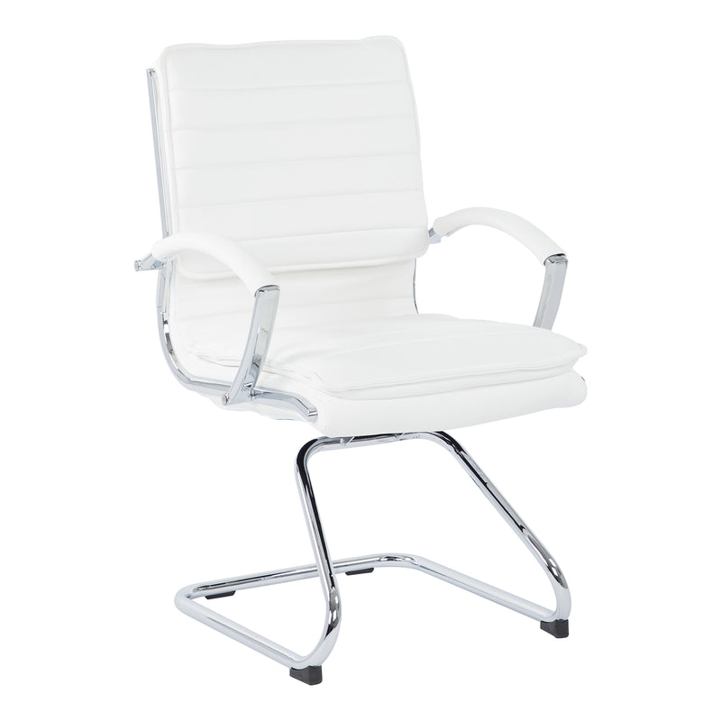 Guest Faux Leather Chair