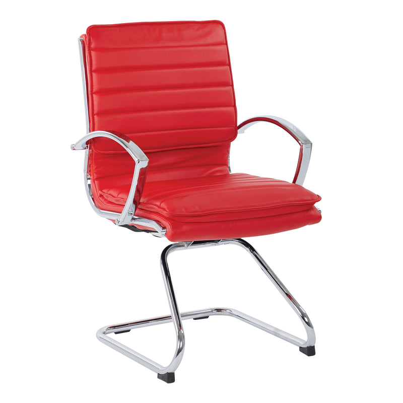 Guest Faux Leather Chair