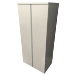 Dark Grey Metal Storage Cabinet, 29x65x19