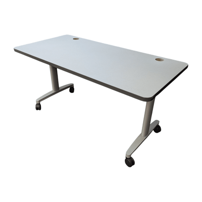 Hon 60X30 Grey Training Table on caster.