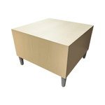 Hon Maple End Table, grey legs.