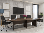 Conference Table i5 Industries Kai Line 120 Inch Racetrack | Seats 8 with Modesty Panel