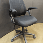 used Flash Black Mesh Back Chair