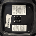 used Studio Tk Cresto Green Pouf with casters