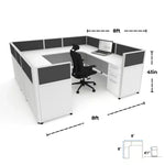 SUNLINE Signature: 8'x8' Cubicle – 41" High