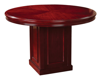 Office Star Townsend 48" Round Table, 48"Dia. X 30"H - Round Office Table in Royal Cherry