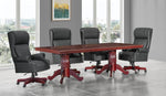 Office Star Townsend Rectangular Table with 2 Queen Anne Bases 72x36x30H - Rectangular Office Table