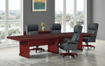 Office Star Townsend Rectangular Table 144" X 48" - Rectangular Office Table in Royal Cherry