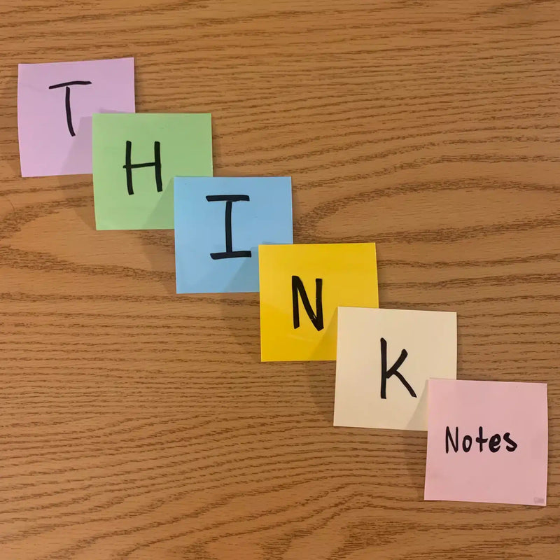 Think notes reusable sticky notes