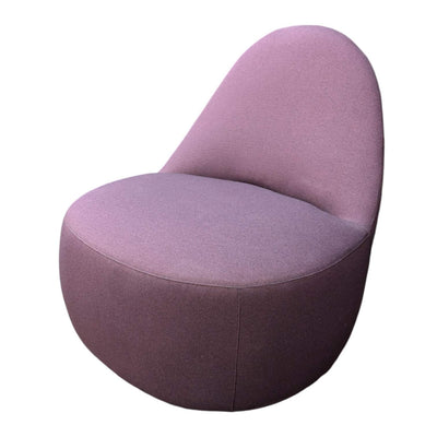 Pre-Owned Bernhardt Mitt Chair - Plum Purple Fabric Mobile Lounge Seating