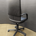 Used Vitra Black Leather Conference Chair